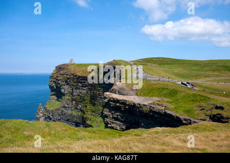 Les falaises de Moher, comté de Clare, Irlande Banque D'Images