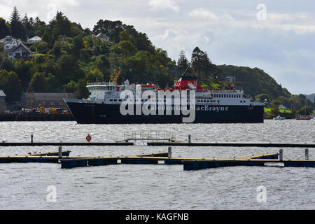 Ferry caledonian macbrayne pour oban - Ecosse Banque D'Images