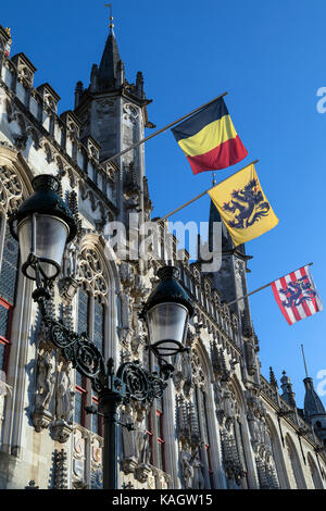 Le Provinciaal Hof (cour de la province) dans la région de brug square dans la ville de Bruges en Belgique. c'est l'ancien lieu de rencontre pour les gouvernements provinciaux Banque D'Images