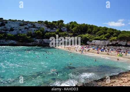 Cala romantica bech dans l'île des Baléares de Majorque en Espagne Banque D'Images