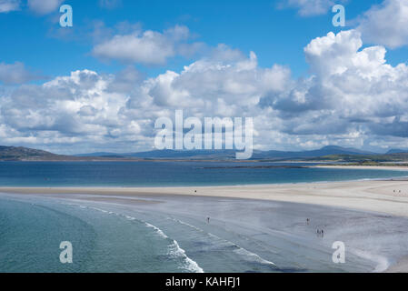 Plage à narin, cloud sky, ardara, comté de Donegal, Irlande Banque D'Images