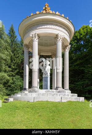 Temple de Vénus dans le schlossgarten, château de Linderhof, ettal, Haute-Bavière, Bavière, Allemagne Banque D'Images