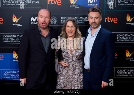 San Sebastian, Espagne. 26 sep, 2017. au tapis rouge du gala Prix Donostia pendant le 65e festival du film de San Sebastian à San Sebastian, Espagne, le 26 septembre, 2017. crédit : gtres información más comuniación sur ligne, s.l./Alamy live news Banque D'Images