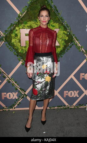 25 septembre 2017 - West Hollywood, Californie, États-Unis - 25 septembre 2017 - West Hollywood, Californie - Tricia Helfer. Fox automne premiere partie tenue à la capture. Crédit photo : f. sadou/admedia (crédit image : © f. sadou/admedia via zuma sur le fil) Banque D'Images