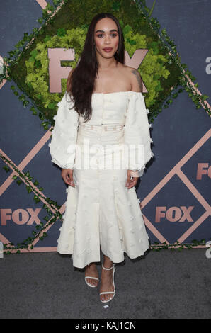 25 septembre 2017 - West Hollywood, Californie, États-Unis - 25 septembre 2017 - West Hollywood, Californie - cleopatra coleman. Fox automne premiere partie tenue à la capture. Crédit photo : f. sadou/admedia (crédit image : © f. sadou/admedia via zuma sur le fil) Banque D'Images