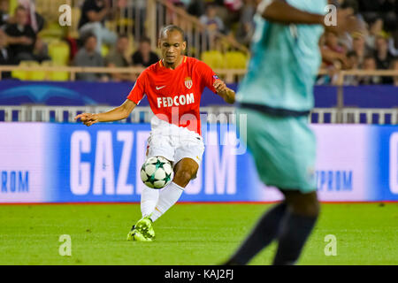 Monaco, France. 26 sep, 2017. fabinho (as monaco) lors de la Ligue des champions match entre l'AS Monaco et le FC Porto dans le stade Louis II à Monaco, vendredi 26 septembre 2017 Crédit : norbert scanella/Alamy live news Banque D'Images