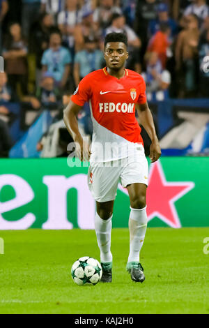 Monaco, France. 26 sep, 2017. jemerson (as monaco) lors de la Ligue des champions match entre l'AS Monaco et le FC Porto dans le stade Louis II à Monaco, vendredi 26 septembre 2017 Crédit : norbert scanella/Alamy live news Banque D'Images