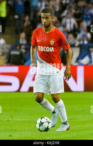 Monaco, France. 26 sep, 2017. Jorge (as monaco) lors de la Ligue des champions match entre l'AS Monaco et le FC Porto dans le stade Louis II à Monaco, vendredi 26 septembre 2017 Crédit : norbert scanella/Alamy live news Banque D'Images