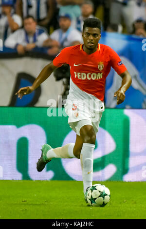 Monaco, France. 26 sep, 2017. jemerson (as monaco) lors de la Ligue des champions match entre l'AS Monaco et le FC Porto dans le stade Louis II à Monaco, vendredi 26 septembre 2017 Crédit : norbert scanella/Alamy live news Banque D'Images