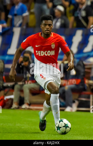 Monaco, France. 26 sep, 2017. jemerson (as monaco) lors de la Ligue des champions match entre l'AS Monaco et le FC Porto dans le stade Louis II à Monaco, vendredi 26 septembre 2017 Crédit : norbert scanella/Alamy live news Banque D'Images