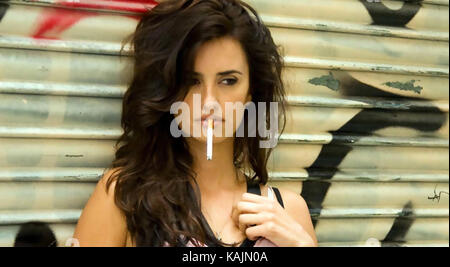 Vicky CRISTINA BARCELONA 2008 MGM film avec Penelope Cruz Banque D'Images