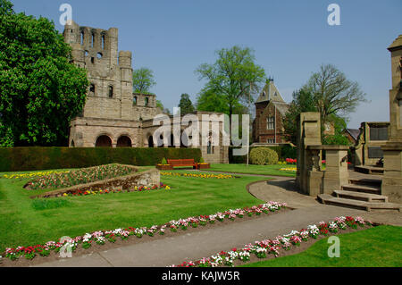 Jardins de l'abbaye de kelso Banque D'Images
