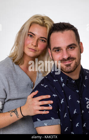 Attractive young couple américain en leurs années 20 Banque D'Images