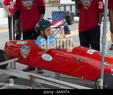 All-American Soap Box Derby, Sherman Heights, San Diego, California, USA Banque D'Images