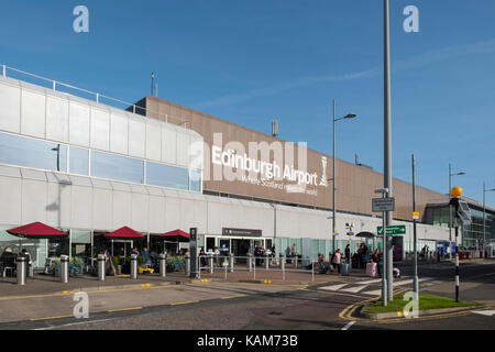 L'aéroport international d'Édimbourg, Lothian, Ecosse, Royaume-Uni. Banque D'Images