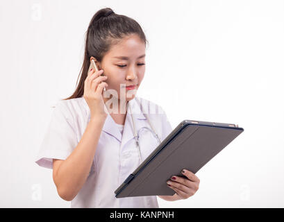Asian female doctor Banque D'Images
