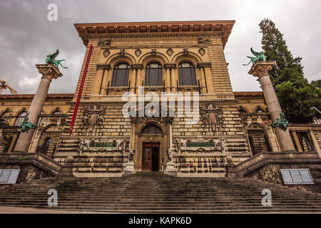 Lausanne, Suisse - le 19 juin 2016 - le palais de rumine à Lausanne. l'ancien palais est aujourd'hui un musée, l'université et de la bibliothèque. Banque D'Images