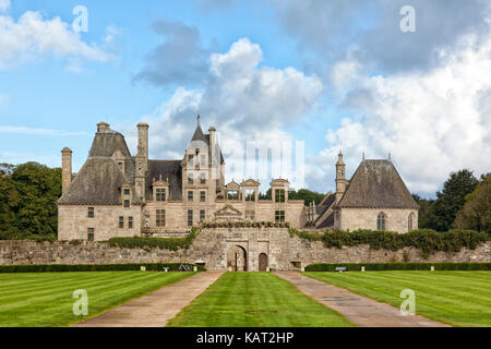 Château de Kerjean à Saint-Vougay, Finistère, France Banque D'Images