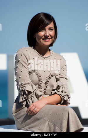 San Sebastian, Espagne. 27 sep, 2017. L'actrice marian alvarez au photocall de 'morir" pendant le 65e festival du film de San Sebastian à San Sebastian, Espagne, le 27 septembre, 2017. crédit : gtres información más comuniación sur ligne, s.l./Alamy live news Banque D'Images