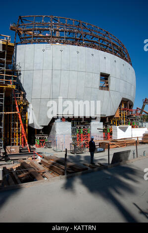 Los Angeles, USA. 27 Sep, 2017. En cours de construction sur le site de l'Academy Museum of Motion Pictures conçu par l'architecte Renzo Piano à Los Angeles, CA et l'achèvement est prévu pour 2019. Crédit : Robert Landau/Alamy Live News Banque D'Images