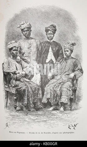 Voyage d'exploration en Indo Chine 1885 Francis Garmier 11 Banque D'Images