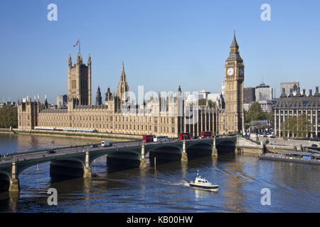 Grande-Bretagne, Londres, Palais de Westminster, chambres du Parlement, Banque D'Images