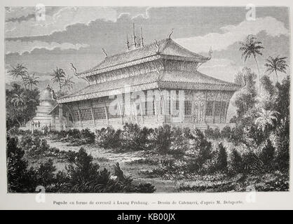 Voyage d'exploration en Indo Chine 1885 Francis Garmier 15 Banque D'Images