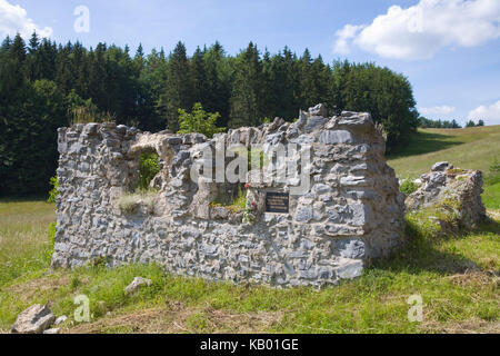 La Slovaquie, le village de montagne donovaly dans les Basses Tatras, Banque D'Images