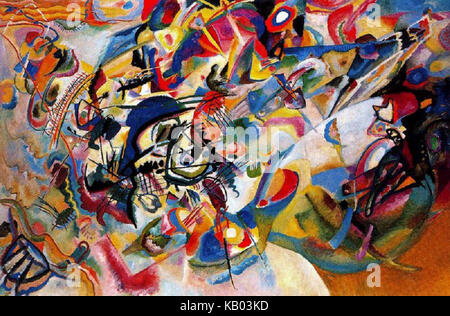 Vassily Kandinsky, 1913 Composition 7 Banque D'Images