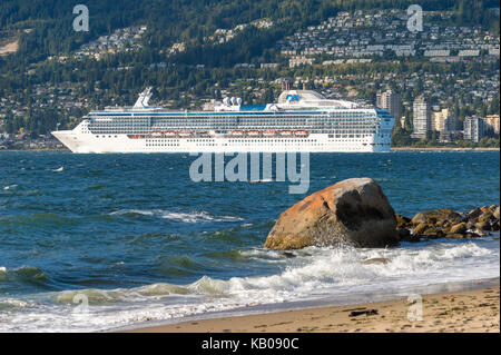 Vancouver (Colombie-Britannique) Canada - 13 septembre 2017 : croisière Princess à l'île MS au départ de Vancouver Banque D'Images