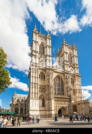 L'Abbaye de Westminster, Londres. Banque D'Images