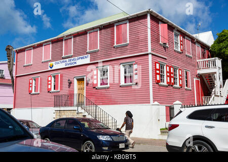 Saint John's, Antigua. Division du développement culturel, l'Office du gouvernement. Banque D'Images