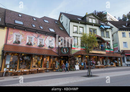 Triberg Allemagne ville allemande célèbre pour horloges coo coo Banque D'Images