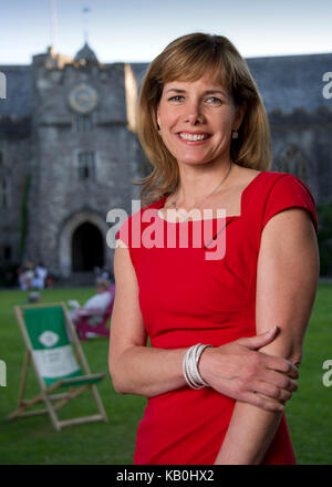 Darcey Bussell danseuse à la manière des mots, Festival, Dartington Hall, Dartington Devonshire, Angleterre. Banque D'Images