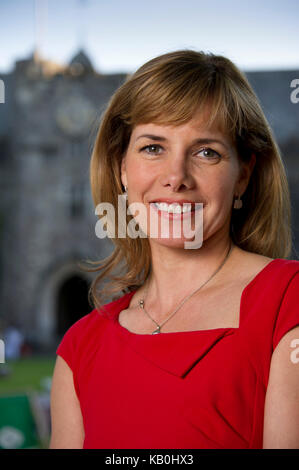 Darcey Bussell danseuse à la manière des mots, Festival, Dartington Hall, Dartington Devonshire, Angleterre. Banque D'Images