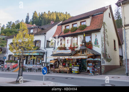 Triberg Allemagne ville allemande célèbre pour horloges coo coo Banque D'Images