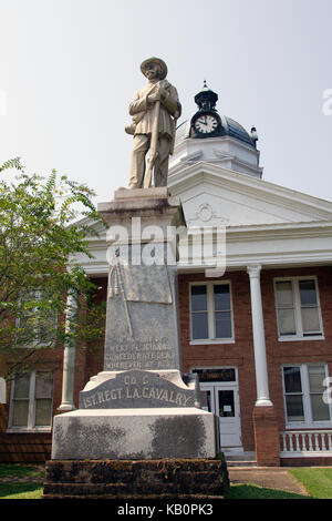 Les soldats confédérés memorial statue Banque D'Images