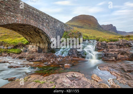 Russell Burn, APPLECROSS, Bealach na Ba, Highlands, Écosse, Royaume-Uni Banque D'Images