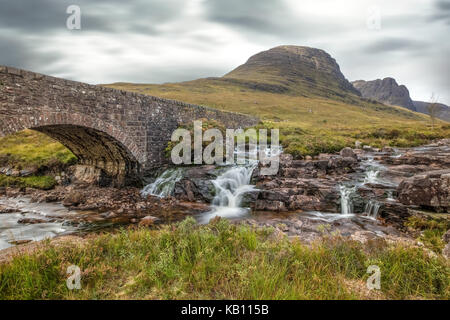 Russell Burn, APPLECROSS, Bealach na Ba, Highlands, Écosse, Royaume-Uni Banque D'Images