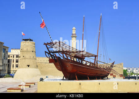 Museum et al fahidi fort, Dubaï, Banque D'Images