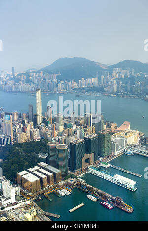 Vue sur hong kong, Banque D'Images