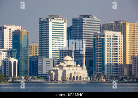 Voir à la mosquée al noor, Sharjah, Banque D'Images