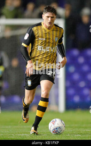 Adam Reach de Sheffield Wednesday pendant le match du championnat Sky Bet à St Andrew's, Birmingham. APPUYEZ SUR ASSOCIATION photo. Date de la photo: Mercredi 27 septembre 2017. Voir PA Story FOOTBALL Birmingham. Le crédit photo devrait se lire: Aaron Chown/PA Wire. RESTRICTIONS : aucune utilisation avec des fichiers audio, vidéo, données, listes de présentoirs, logos de clubs/ligue ou services « en direct » non autorisés. Utilisation en ligne limitée à 75 images, pas d'émulation vidéo. Aucune utilisation dans les Paris, les jeux ou les publications de club/ligue/joueur unique. Banque D'Images