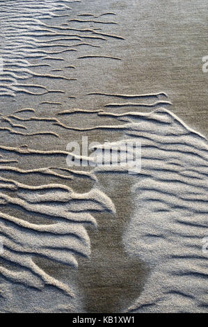 L'échantillon en sable, medium close-up, Banque D'Images