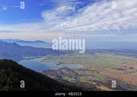 Allemagne, Berlin, Rabenkopf, Préalpes bavaroises, Kochelsee, Kochel dans le lac, Kochelmoos (moor)alpes Ammergau, Banque D'Images