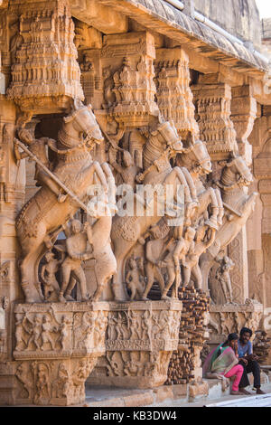 L'Inde, Tamil Nadu, sriranganathashwami srirangan tiruchirappali, temple Banque D'Images