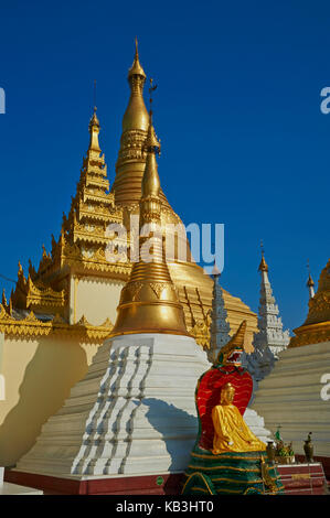 La pagode schwedagon, Myanmar, l'Asie, Banque D'Images