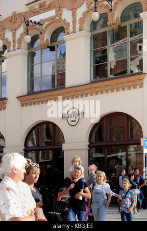 Hard Rock Cafe à Cracovie, Pologne, Europe Banque D'Images