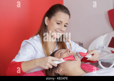 Beautfacial traitement de la peau Banque D'Images