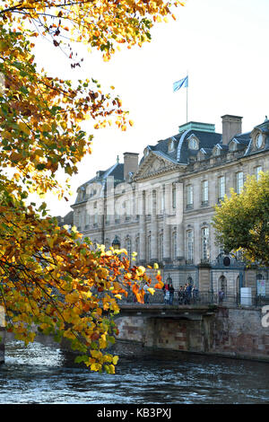 La France, Bas Rhin, Strasbourg, vieille ville classée au Patrimoine Mondial de l'UNESCO, le Palais des Rohan, qui abrite le Musée des Arts décoratifs, les beaux-arts et d'Archéologie Banque D'Images